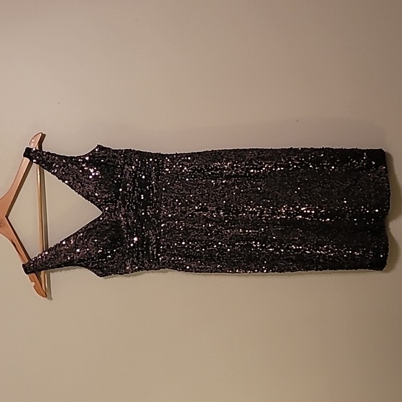 Eliza J Dresses & Skirts - Eliza J Sequin Cocktail Dress Purple Size 4
